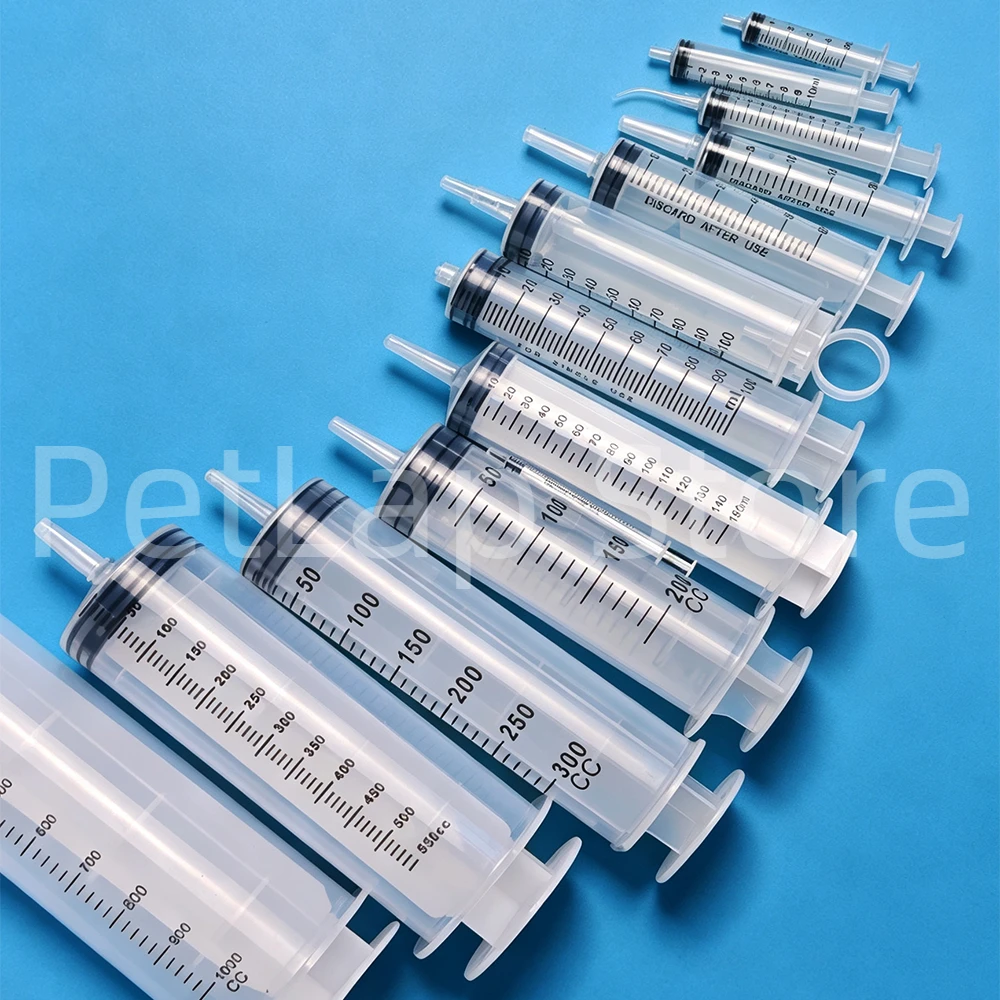 1-1000ml Plastic Syringe Without Needle, Calibrated Liquid Transfer Injector for Pet Feeding, Lab Oil, Perfume Refill, DIY Craft view 5