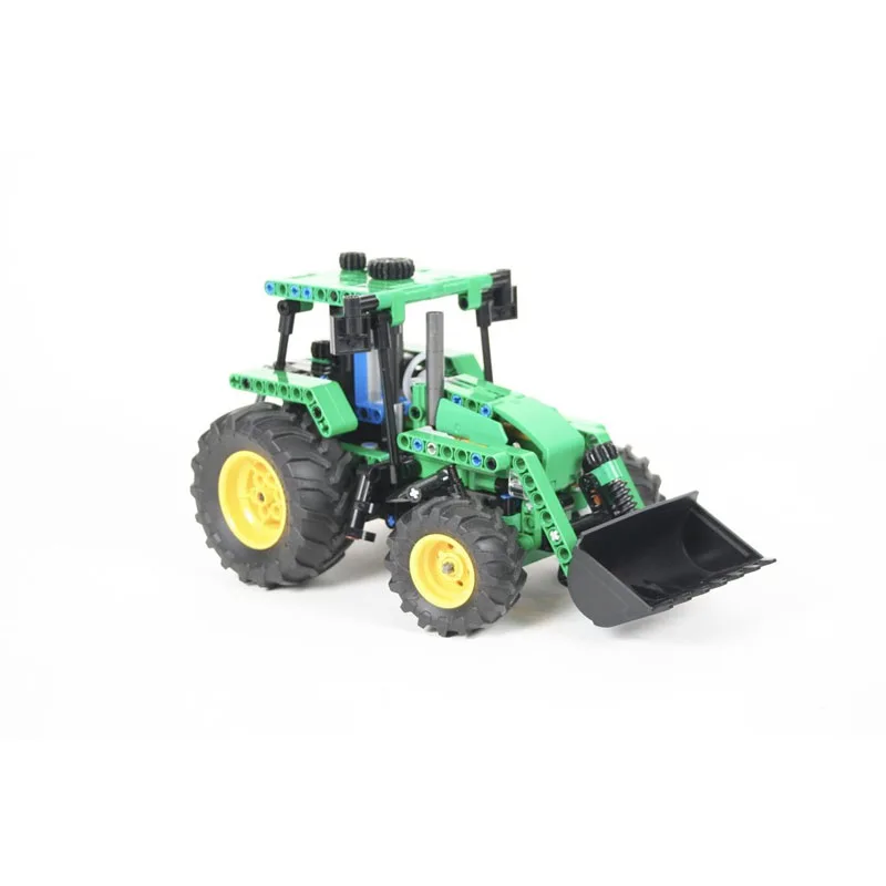 moc-107722-city-farm-agricultural-tractor-building-block-model-474-parts-moc-boys-children's-birthday-christmas-toy-gift