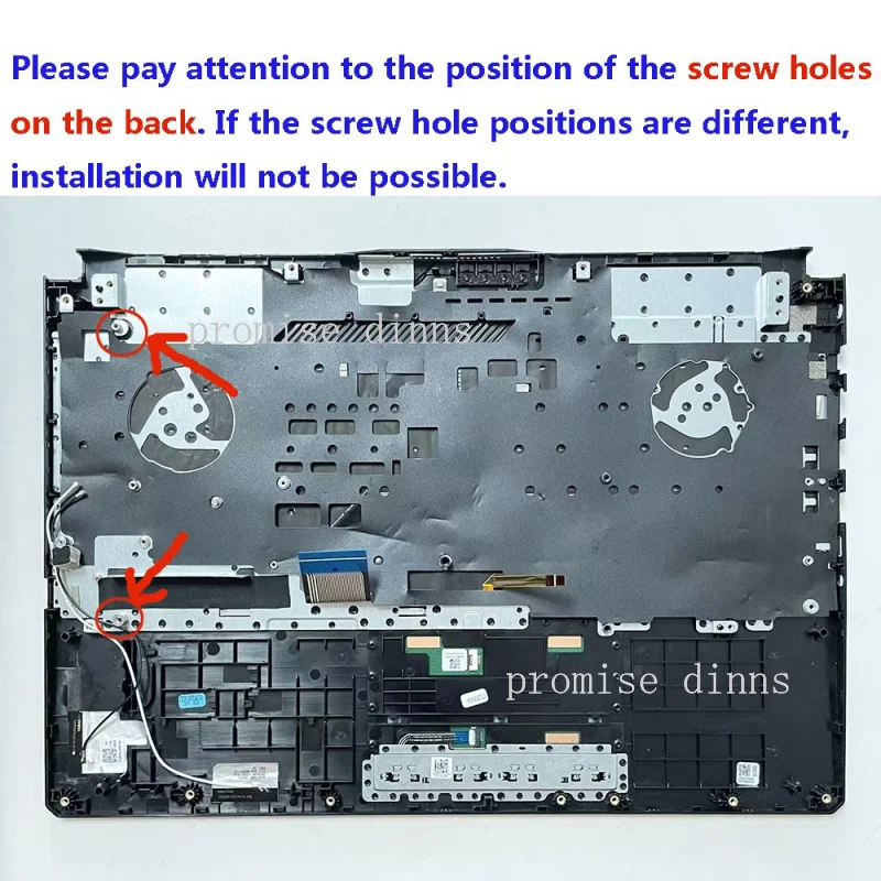 M  For ASUS TUF Gaming 8 FA506 FX506 FX506H Keyboard Palmrest Upper Case & Touchpad