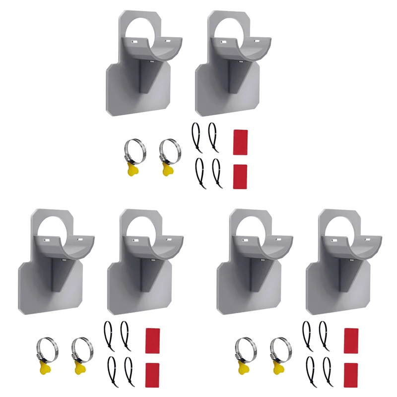 

6Set Swimming Pool Pipe Holders, Above Ground Pool Accessories, Pool Accessories, Pool Hoses For Above Ground Pools Gray