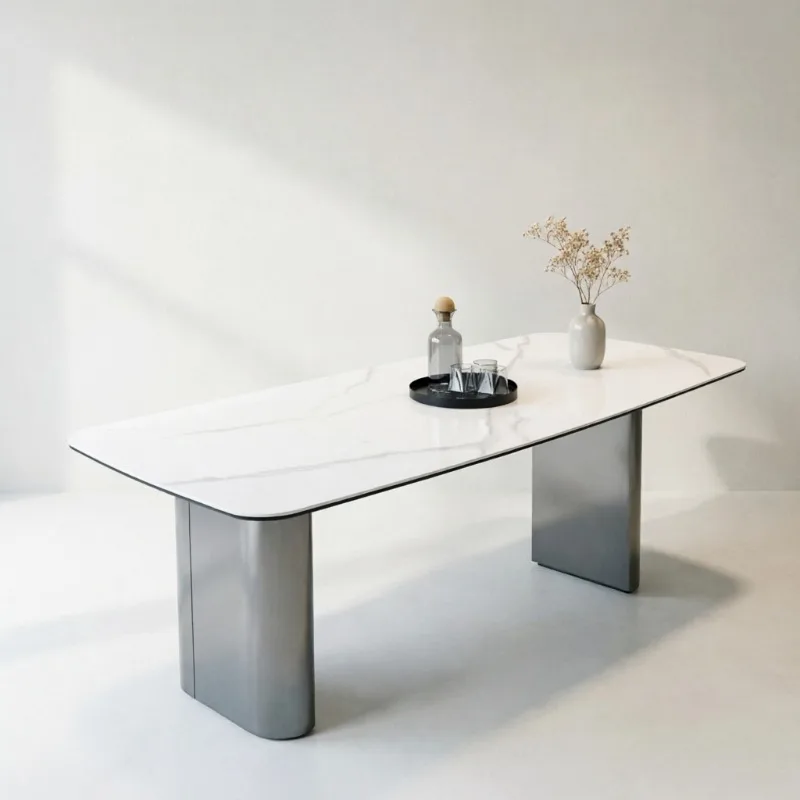 

Kitchen Luxury Dining Table Wood Industrial Salon Desk Dining Table Clearance Restaurant Tavolo Pranzo Furniture For Home