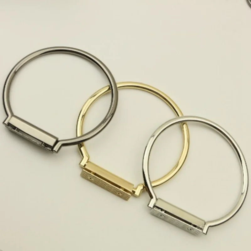 Handbag Hardware Accessories Purse Metal Bag Frame O Rings Bag Handles