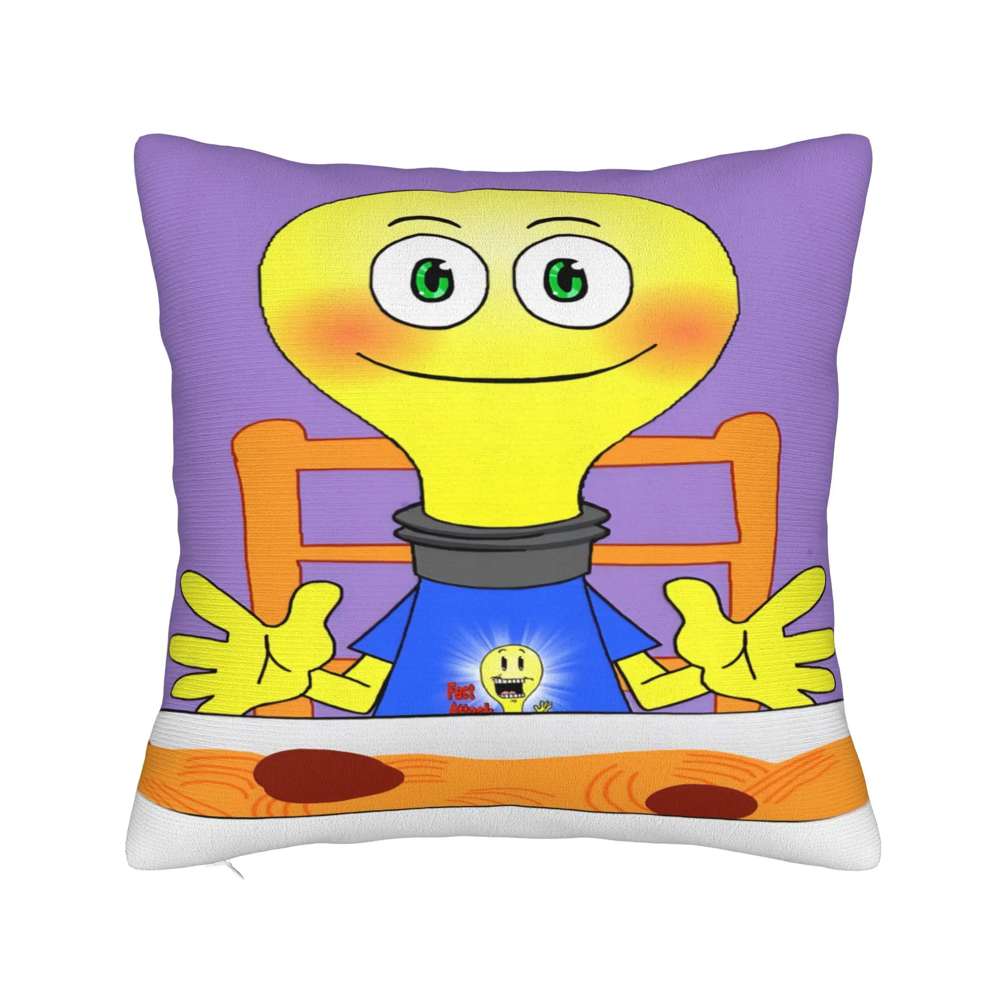 F-Fact A-Attack Adventures Pillowcases Product Printed Cushion Cover  Pillow Covers Home Decoration Square Multiple Sizes