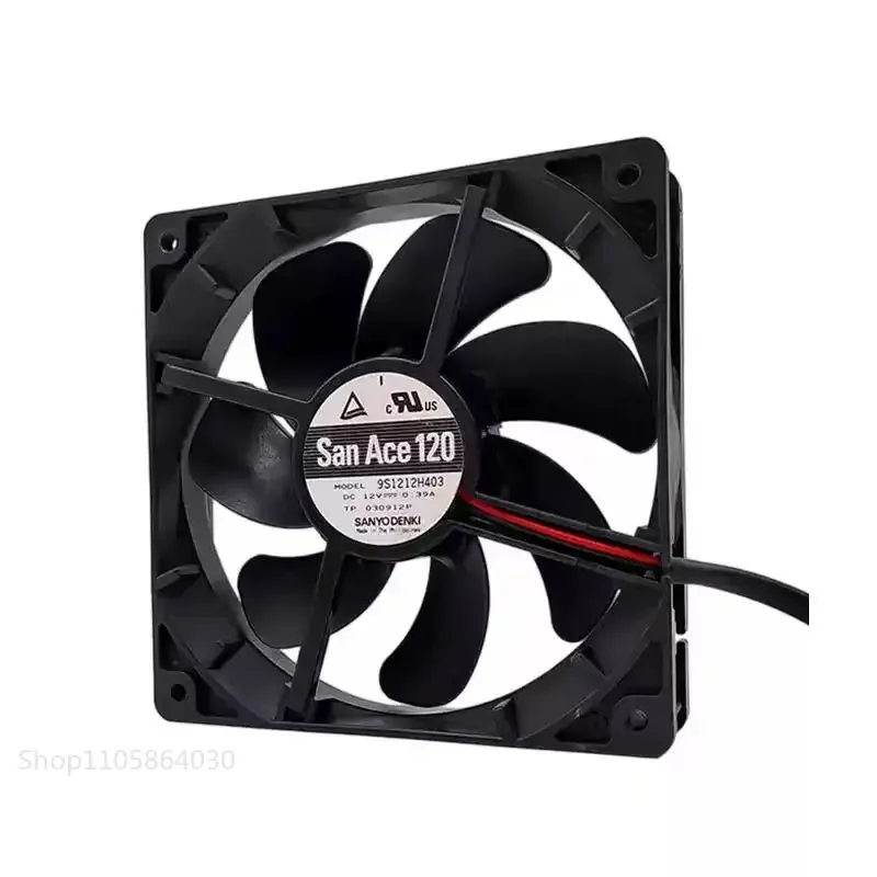 LY Original For Sanyo Denki San Ace 120 9S1212H403 12V 0.39A 12025 120mm 12cm Dual Ball Bearing Super Silent PC Case Cooling Fan