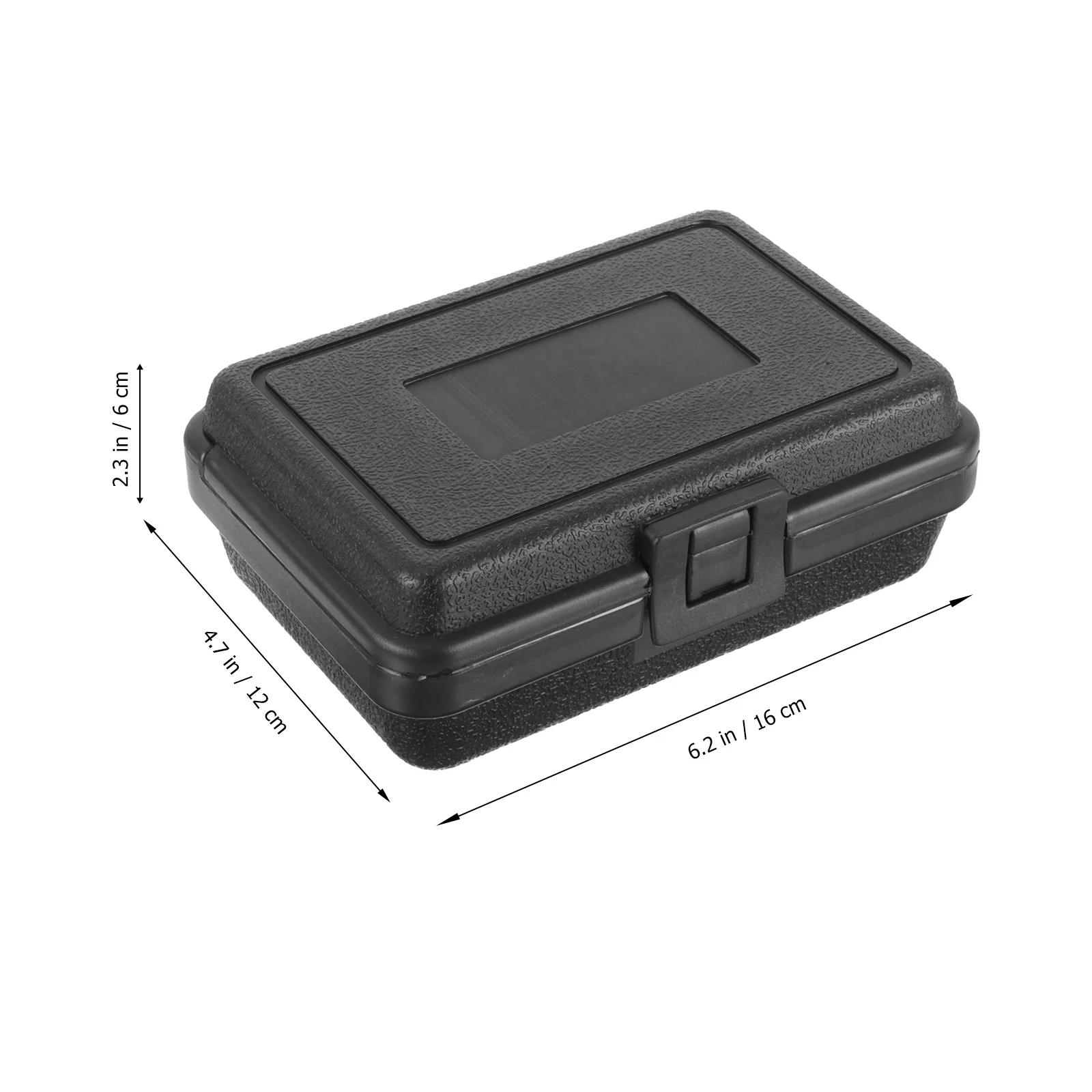 Caja de herramientas de alta resistencia, estuche rígido pequeño para herramientas, almacenamiento, protección de productos frágiles y objetos de valor, estuche rígido pequeño portátil