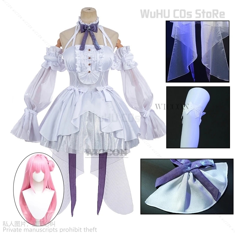 

Game NIKKE Goddess of Victory Dorothy Cosplay Costume Dorothy White Flower Wedding Dress Halloween Carnival Party Suit lolita