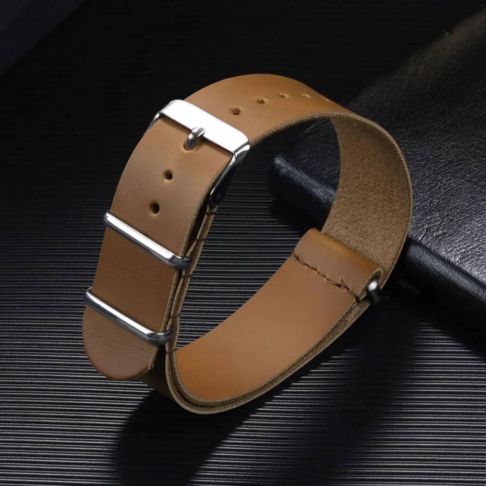 Soft Leather Band 18mm 20mm 22mm Universal Replacement Strap for Seiko Watchbands for Rolex Bracelet Galaxy Watch4/5/3 PU Belt