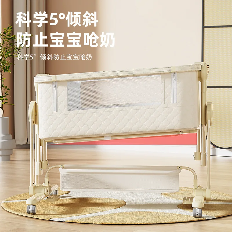سرير أطفال من سبائك الألومنيوم قابل للطي وقابل للحمل وسرير BB متعدد الوظائف لحديثي الولادة وسرير كبير #3