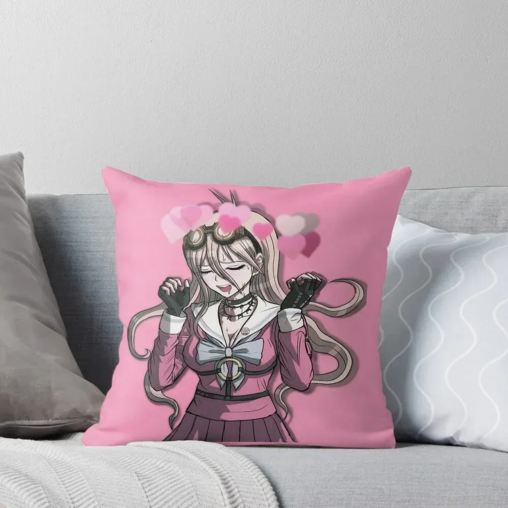 

miu iruma edit Throw Pillow Pillow Cover Christmas Pillows pillow cover christmas