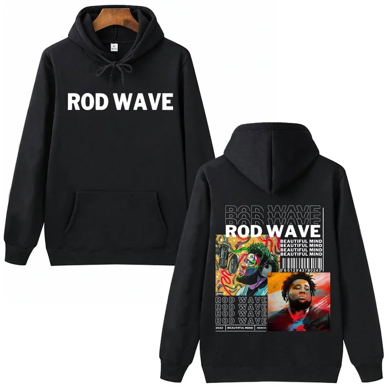 

Rod wave hip hop music Hoodie Man woman Harajuku pullover tops sweatshirt Fans Gift