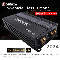 Car Audio Modified 12V High-power 600W Single-channel Mono Class D Digital Car Power Amplifier Subwoofer Speaker