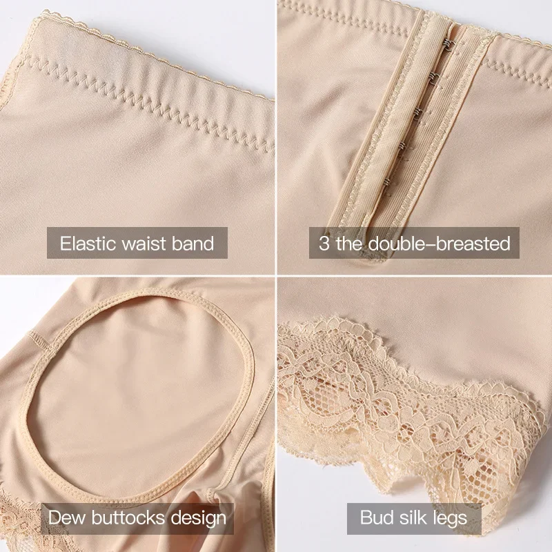 Control Panties Body Shaper for Women Butt Lifter Waist Sexy Underwear Shapewear Hip Lifting Up Tummy Hook Eye Panty Plus Size