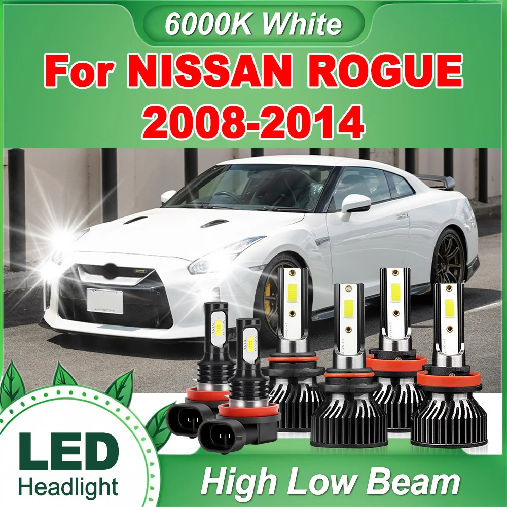 

High Power 40000LM 240W Car Headlamps H11 9005 High Low Beam LED Headlights H11 H8 H9 LED Foglights For NISSAN ROGUE 2008-2014