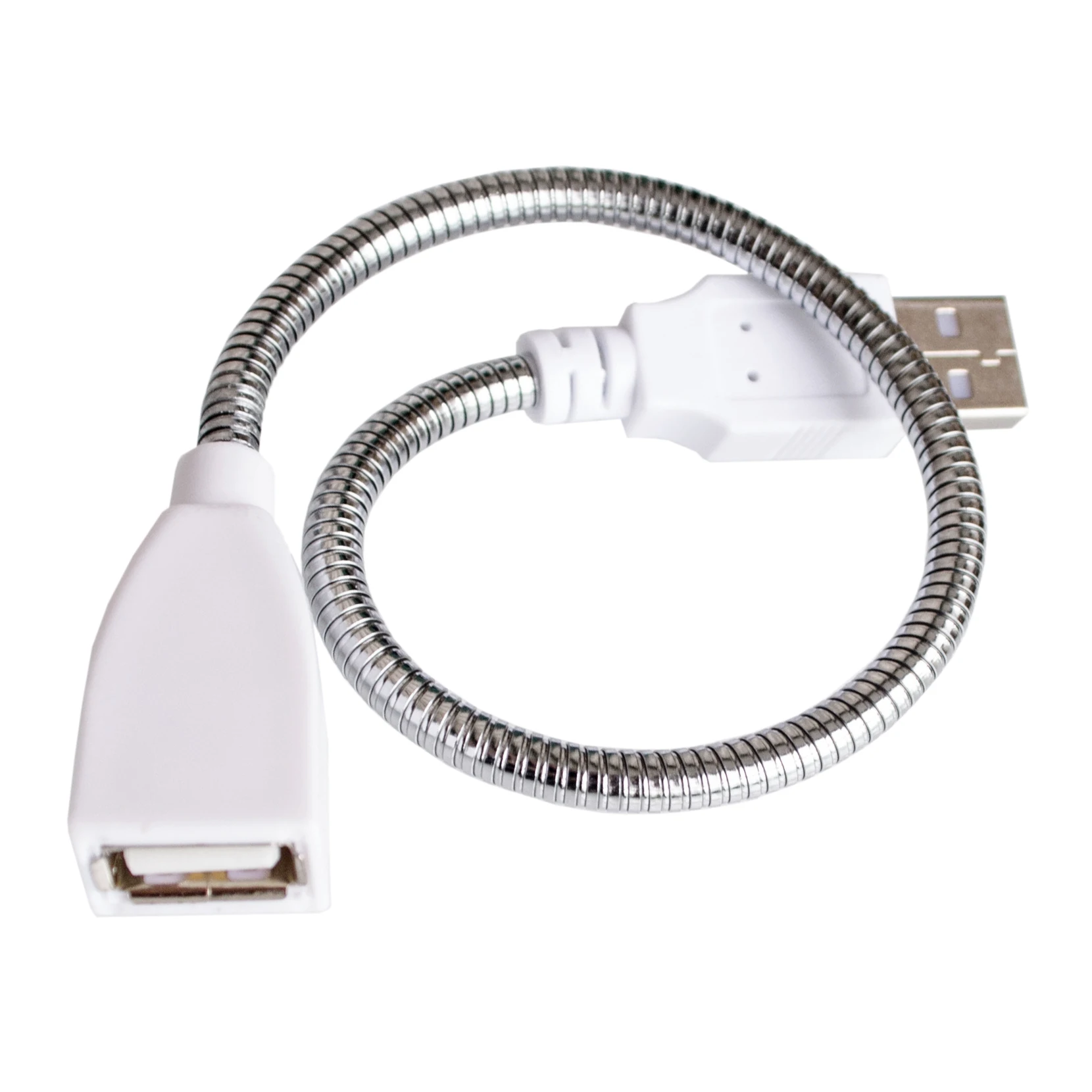 Schreibtischlampe USB Stromkabel Verlängerungskabel Flexibler Metallschlauch USB Schreibtischleuchte