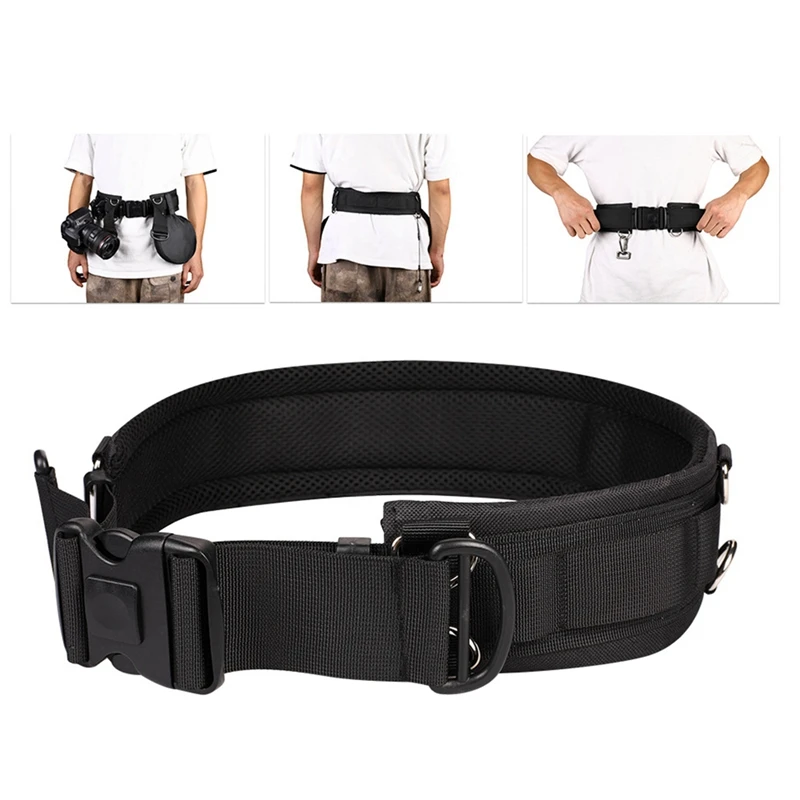 SLR Camera Fixed Belt Outdoor Hanging Buckle Storage Photography Belt Mountaineering Lens Bag Hanging Buckle Belt