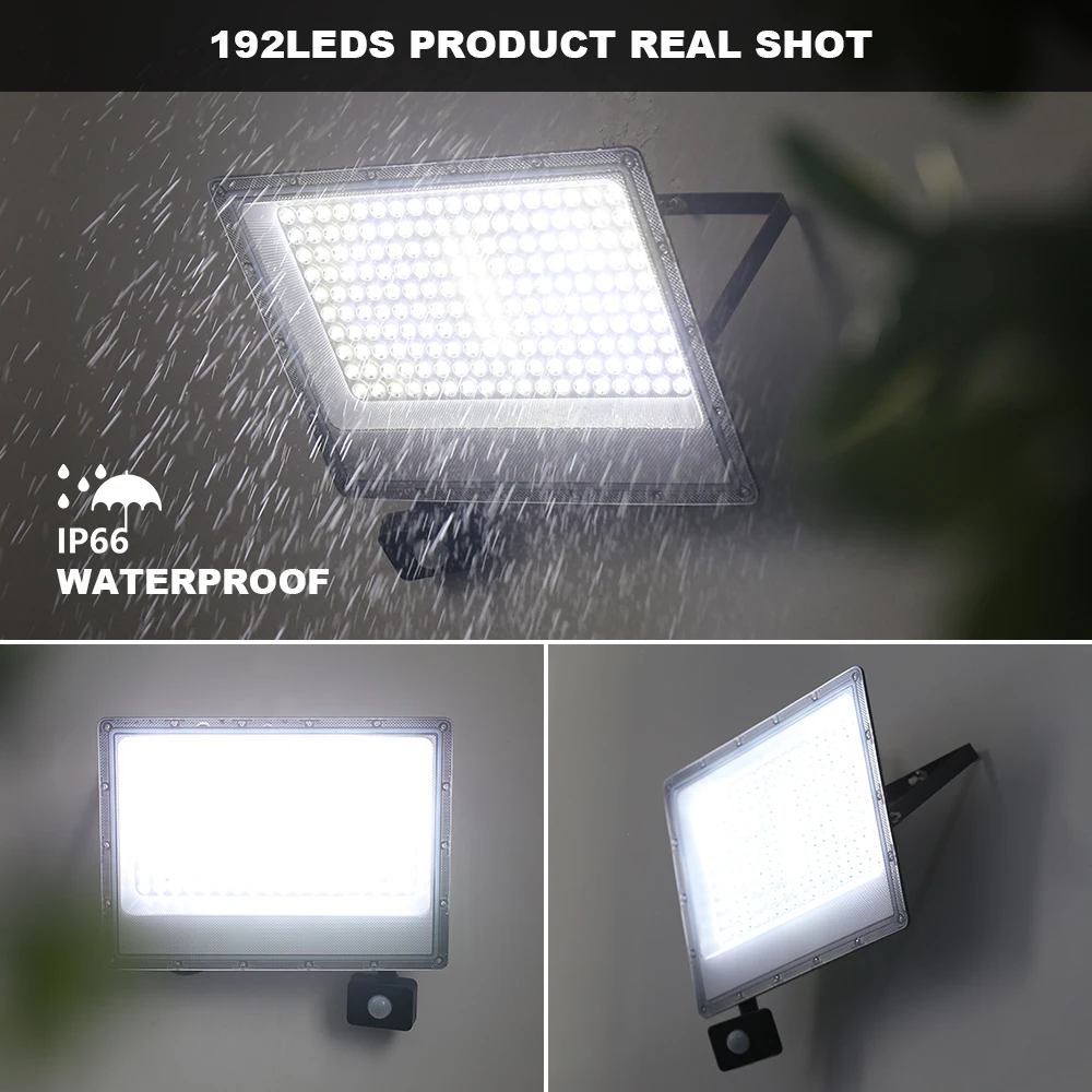 Motion Reflector LED Floodlight Outdoor LED Work Light Spotlight AC 220V Infrared Human Body Sensing Super Bright LED Lamp Flood