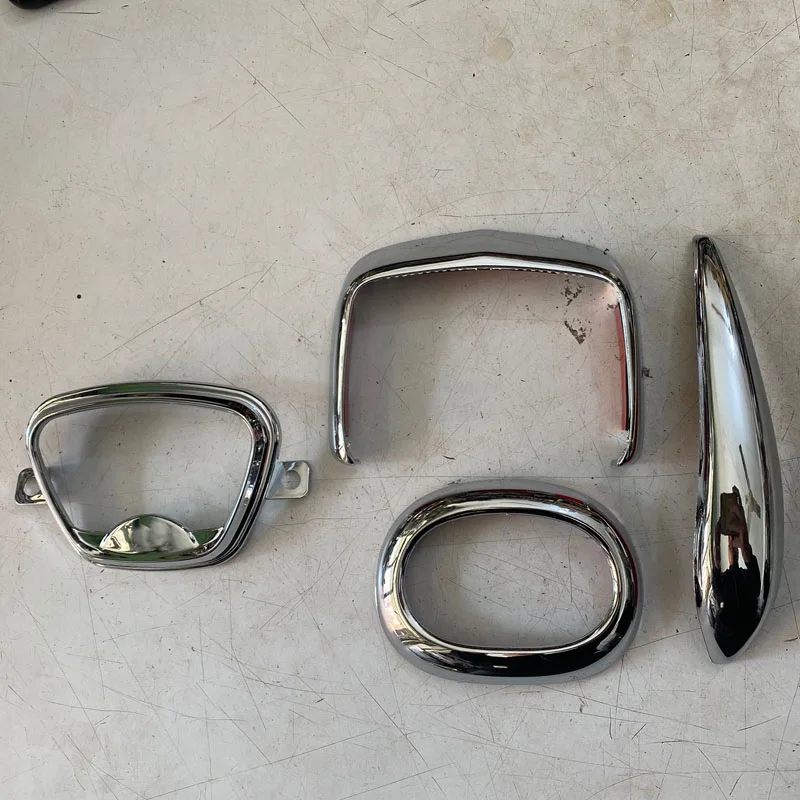 เหมาะสําหรับ Dior DIO50 Giorno AF24 รถจักรยานยนต์สกู๊ตเตอร์ชิ้นส่วนตกแต่งชุบโครเมี่ยม, ชิ้นส่วนตกแต่งดัดแปลงด้วยไฟฟ้า