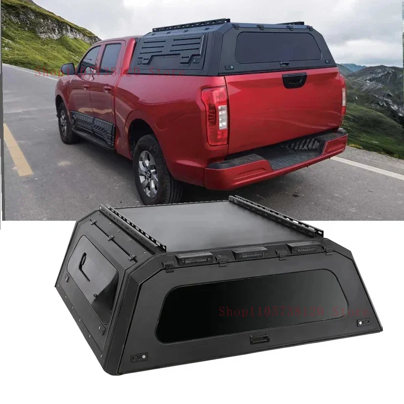 High QualitLightweight Aluminum Flat Material 4X4 Slide On Truck Topper Canopy Fit Ranger F0 Hardtop