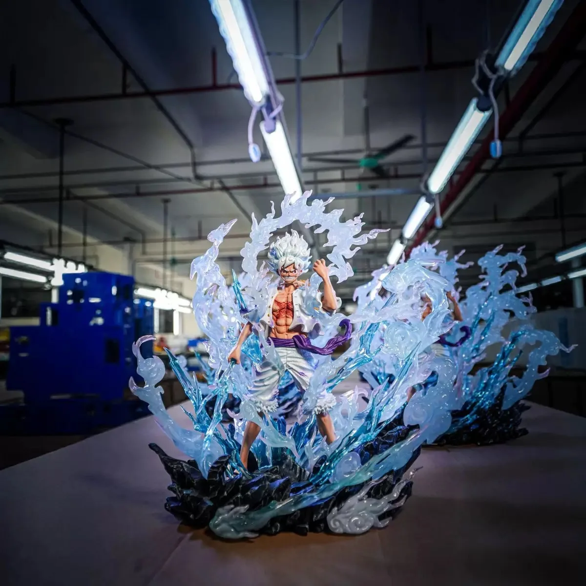 One Piece JT Rage Gear 5 Nika Luffy Figure GK Statue Model Anime Collectible Desktop Decor Gift for Fans