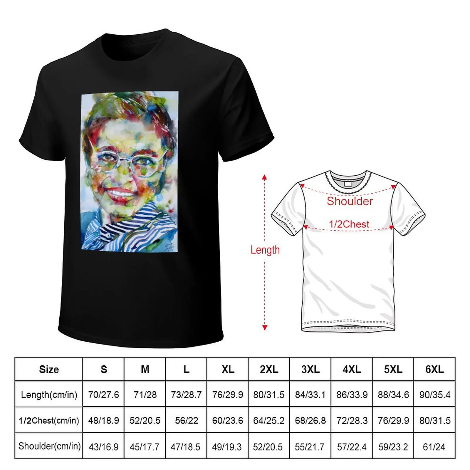 ROSA PARKS - watercolor.2 T-Shirt Plus Size Summer Casual T-Shirt
