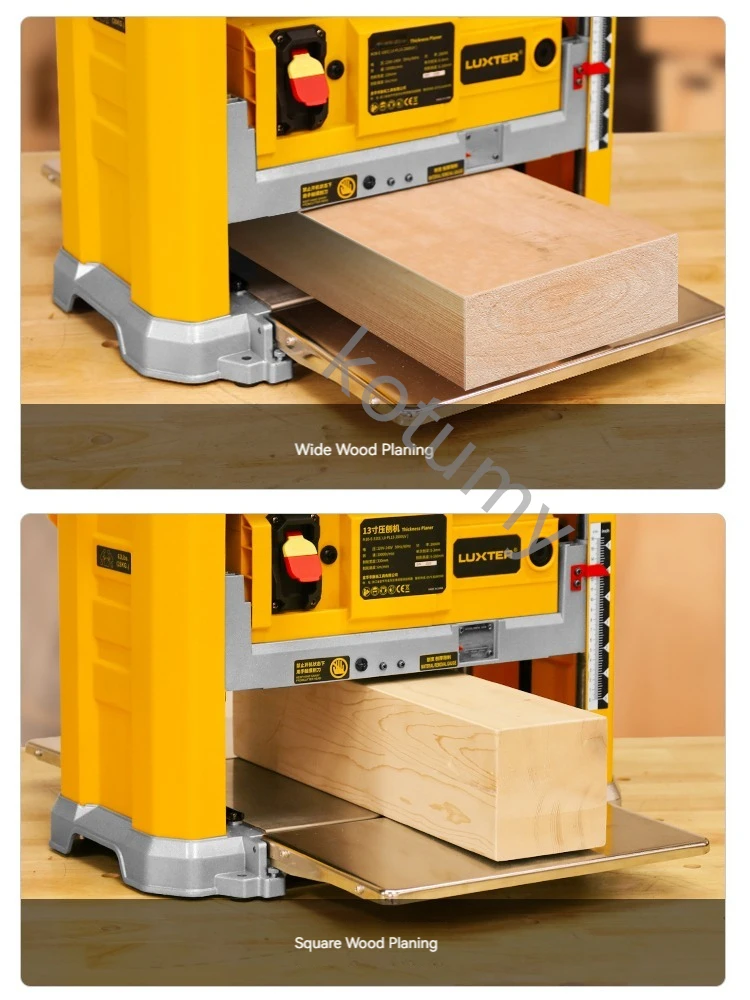 2000W Multi-function Woodworking Press Planer Electric Planer Wood Thickness Planer Woodworking Tools