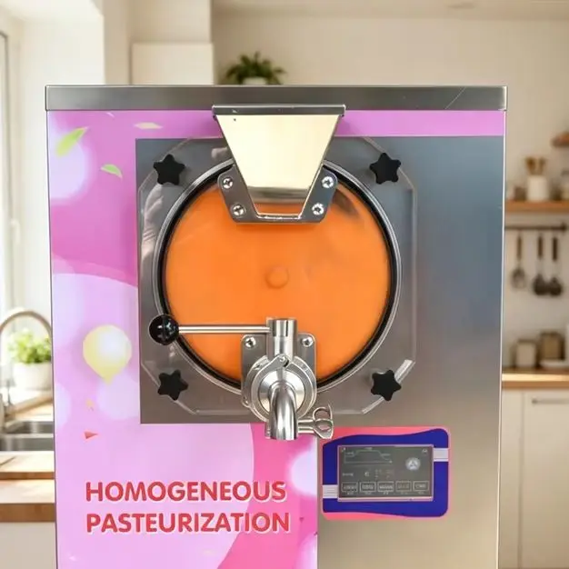 Commercial Pasteurizer Ice Cream Machine Milk Machine Hot Selling - Food Grade Stainless Steel for Dairy Products