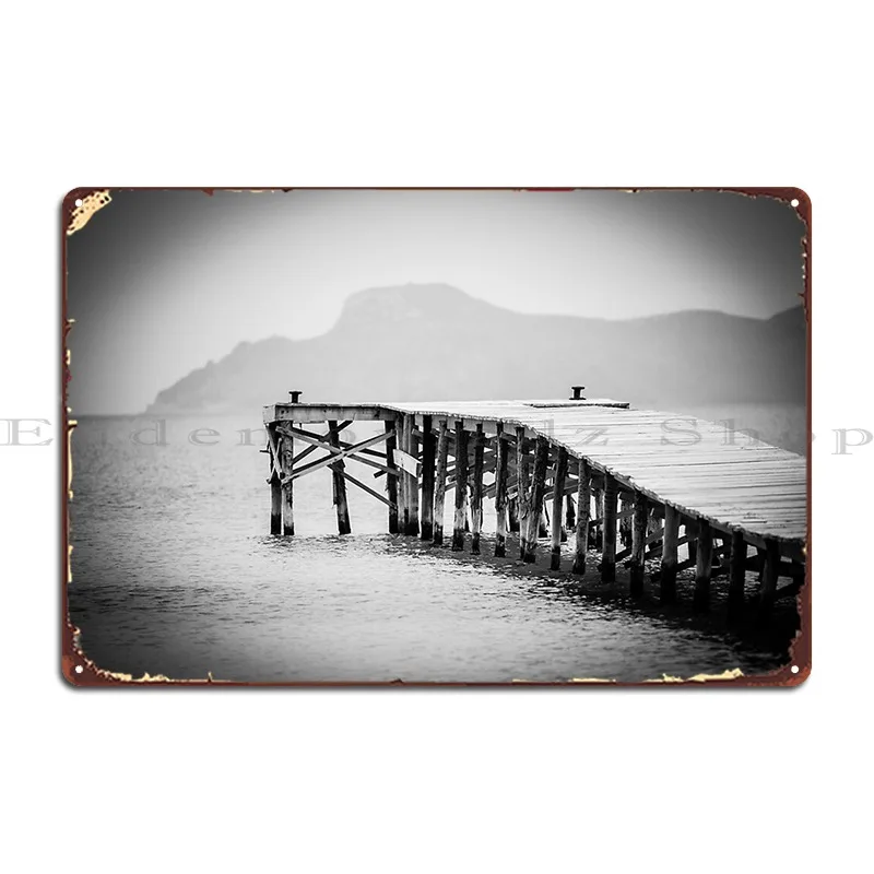 Pier 1 Bw Mallorca Majorca Metal Sign Cinema Pub Create Wall Plaque Party Tin Sign Poster