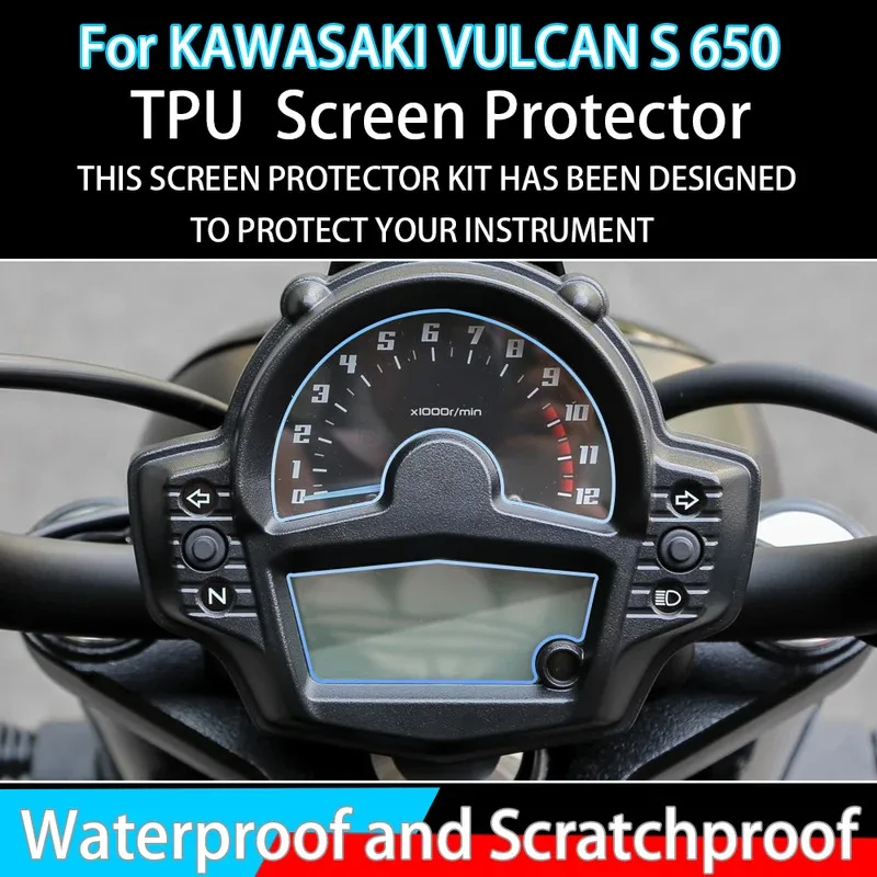 

For KAWASAKI VULCAN S 650 S650 VN 650 VN650 Screen Protector Film Instrument Protection Against Scratches Panel Motorcycle Acces