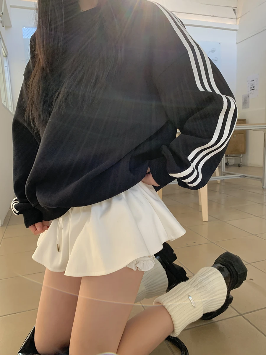 

Белая юбка А-силуэта Ele для женщин, весенняя модная облегающая юбка с низкой талией, для офиса, из смесовой ткани полиэстер-вискоза