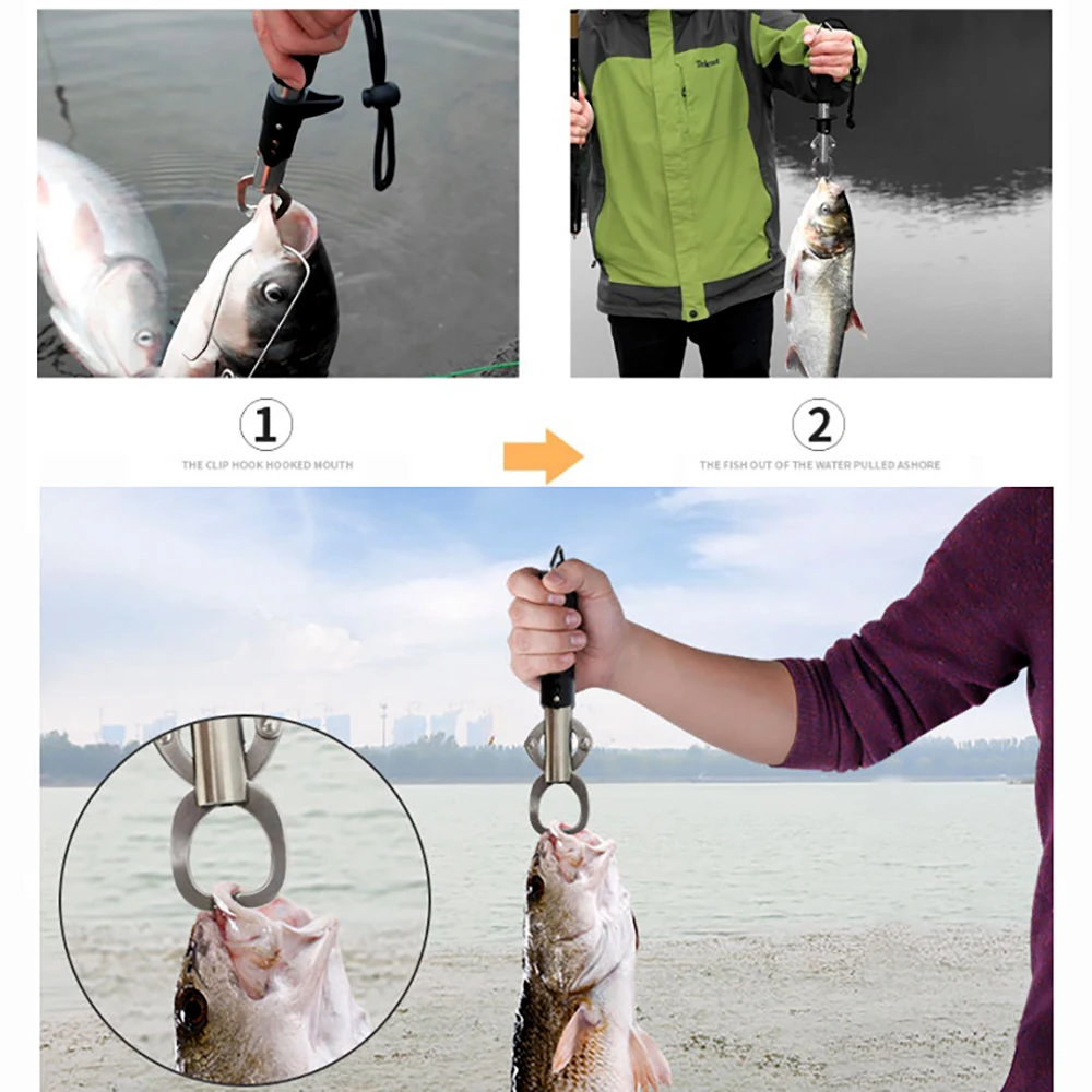 Stainless Steel 21/17cm Lure Pliers Fish Controller Set Multi-functional Spinning/Casting Fish Lip Grabber Fishing Equipment