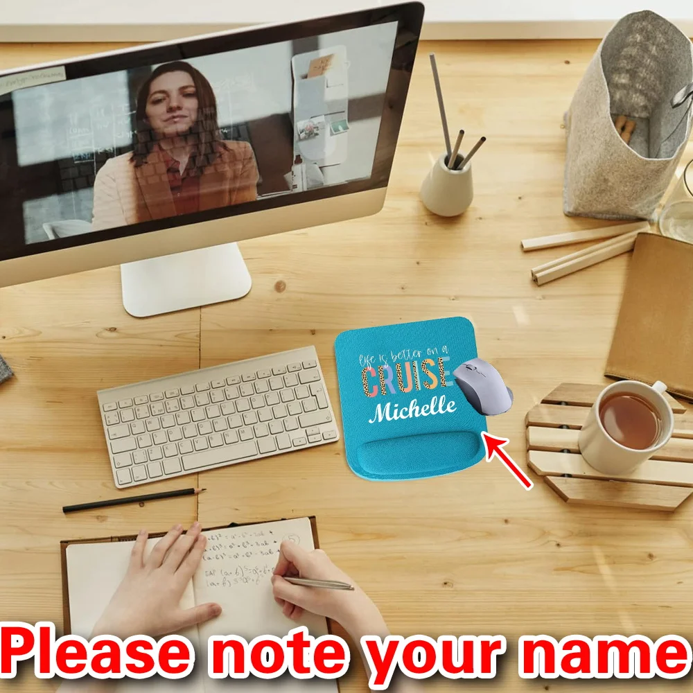 

Персонализированная настройка подходит для офиса и игр, удобная защита запястья клавиатуры и коврик для мыши с противоскользящим основанием.