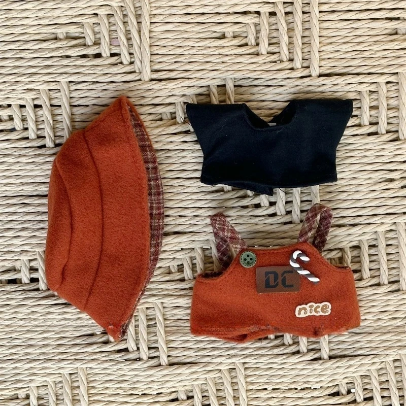 미니 인형 의상 액세서리 한국 Kpop 엑소 15-17cm 라부부 아이돌 10cm 면 인형 교체복 의류 선물