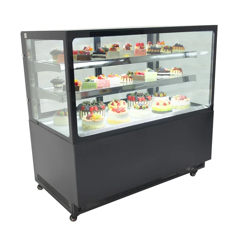 New Style Upright pastry Display Cabinet Cake Showcase refrigerated Cake Display Case