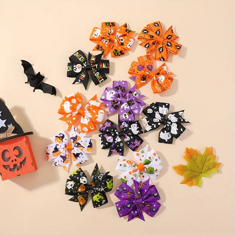 4/12 pezzi zucca Halloween nas - Ribbon Bow Gift recensione e prezzo