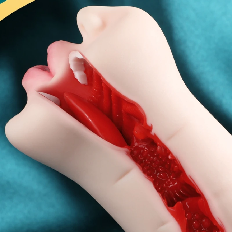 

1004 Oral Sex Silicone Vagina and Anus Airplane Bottle Men's Masturbator Adult Sex Toys Pussy Pocket Vagina SexToy for Sextoys