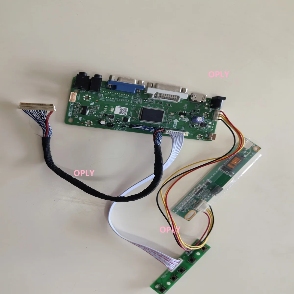 

Плата контроллера, совместимая с HDMI, DVI, VGA, для LP171W02 LP171W02-A3 LP171W02-A4, 1680X1050, 17,1-дюймовый ЖК-монитор, DIY-панель
