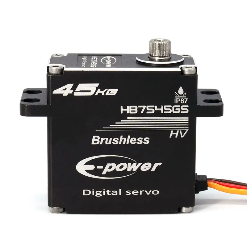 E-POWERRC 45KG Servo Brushless 180 270 Custodia in alluminio Impermeabile Digitale Metal Gear HV Coreless per 1/8 RC Crawler Parti di automobili giocattolo