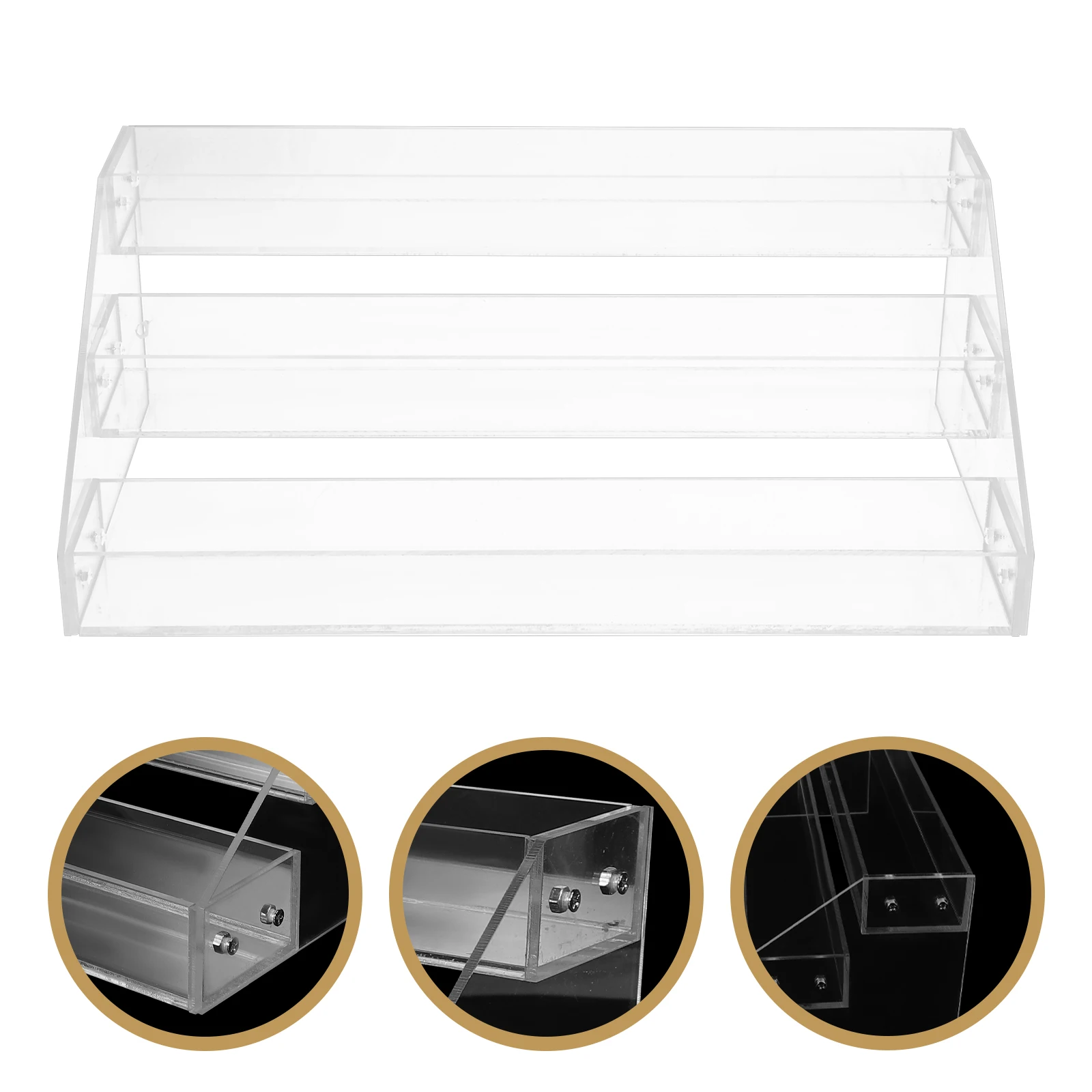 

Multi-Layer Acrylic Spice Rack Clear Organizer Kitchen Countertop Cabinet Spice Jar Holder Storage Shelf Spices Rack