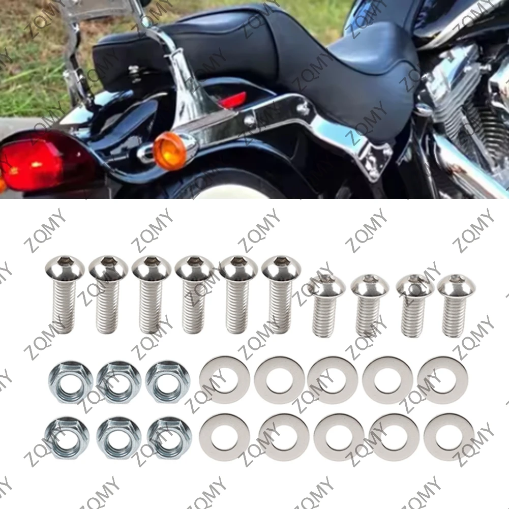 Kit de pernos de puntal de guardabarros trasero para Harley Davidson Softail FXST 2000 2001 2002 FLST 2000 2001 2002 2003