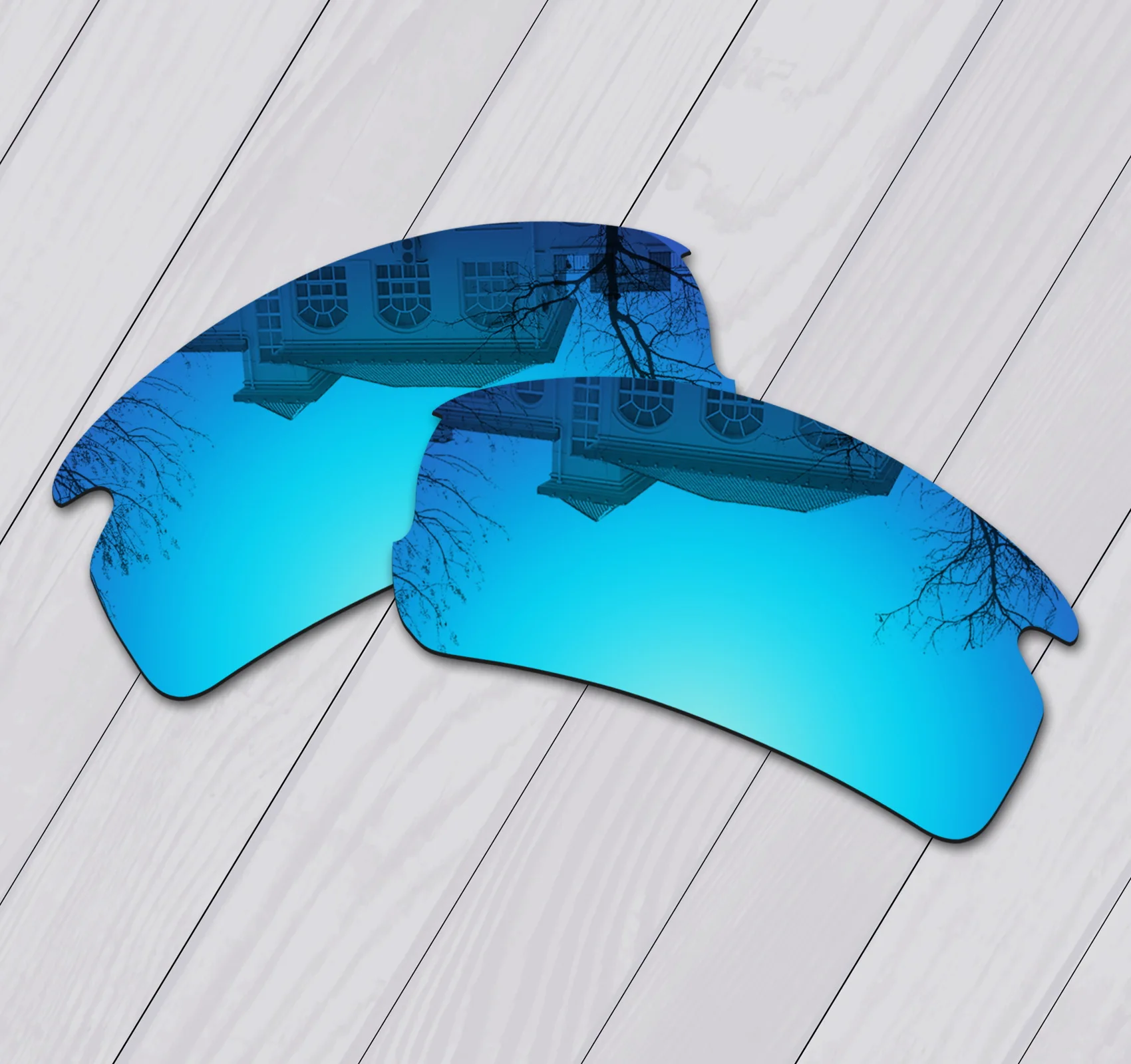 

ELuxonsight Polarized Enhanced Replacement Lenses for Oakley Flak 2.0 Asian Fit OO9271 61mm Sunglasses - Varieties Colors