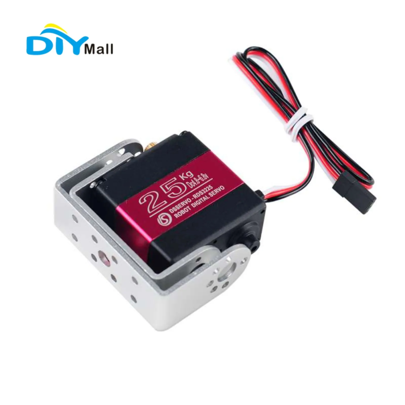 

RDS3225 Digital Metal Robotic Servo 25KG Torque 6V IP66 Waterproof Dual-Shaft for Industrial Robots