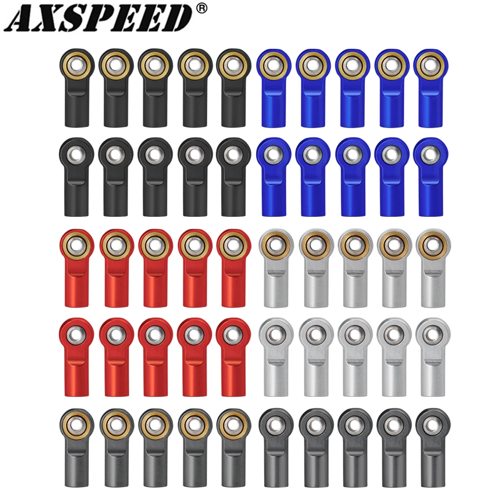 AXSPEED Metal M4 bağlantı kravat bilyalı mafsal ortak amortisör bağlantı eklemleri için eksenel SCX10 Tamiya Tamiya 1/10 RC paletli parçaları