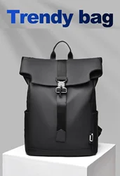 British Style Backpack For Men New Luxury Brand Urban Daily Back Pack 14-16 Laptop Backpacks Waterproof Student Bagpack Male