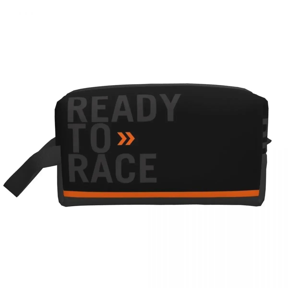 Ready To Race Travel Toiletry Bag for Women Enduro Cross Motocross Bike Life Cosmetic Makeup Organizer Beauty Storage Dopp Kit