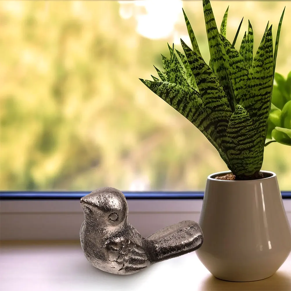 

15Pcs Ornaments Rustic Home Decor Shelf Decorations Garden Birds Statues Decorative Iron Birds