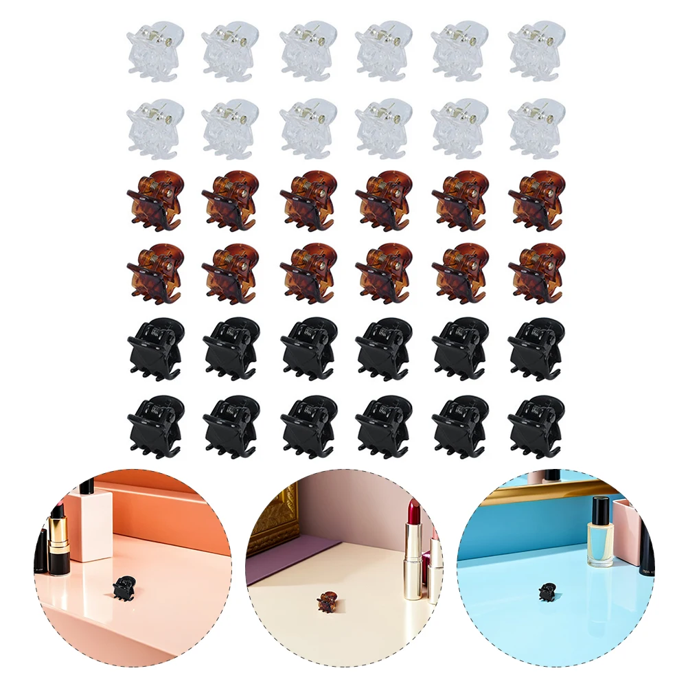 

36pcs Small Claw Clips Anti-Slip Styling Accessories For Women Kids Girls Simple Design Easy To Use Non-Damaging Hair Clips For