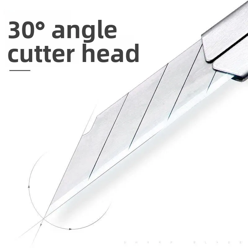 Deli 2015 art knife 30 degree blade paper cutting film carving blade small art knife universal 10 Piece package