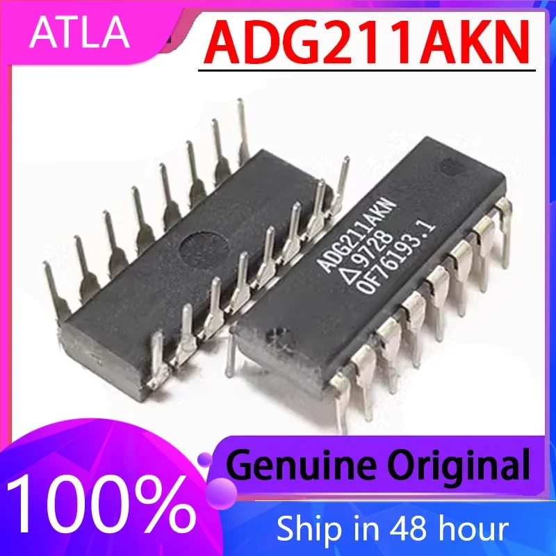 2PCS New ADG211AKN ADG211AKNZ Inline DIP-16 Analog Switch Chip