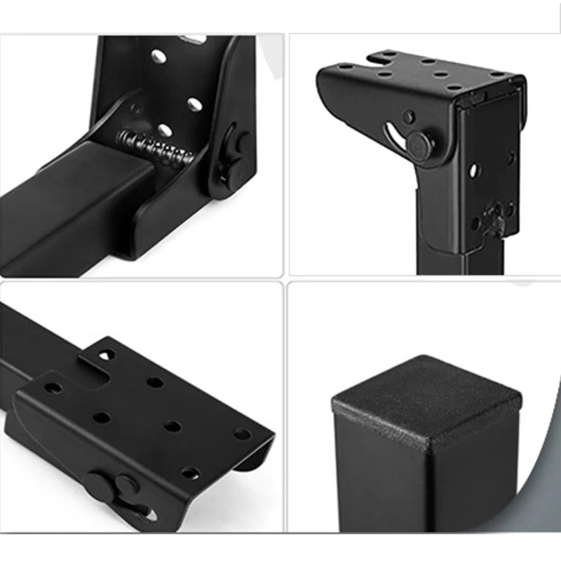 4 Chân Bàn 20cm/25cm/30cm/35cm Chân Kim Loại Có Thể Gập Lại Cho Bàn Cà Phê Văn Phòng