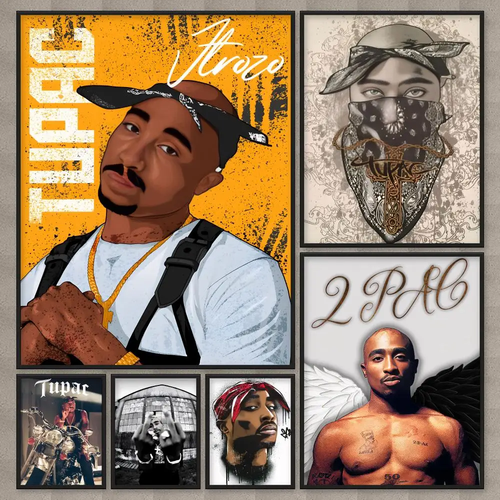 Tupac Shakur Pacs Life Poster HD Wall Art Home Decor Waterproof Print Bedroom Garage Party Gift